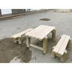 外用テーブル(１台)・ベンチ(２台)セット